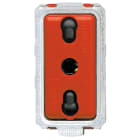 BTICINO - BTI5180R MAGIC - PRESA BIPASSO 2P+T 10/16A ROSSA