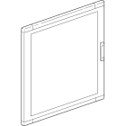 BTICINO - BTI93850V MAS LDX - PORTA VETRO 850X1000