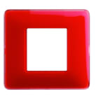 BTICINO - BTIAM4802CRD MATIX - PLACCA 2P COLORS CORALLO