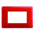 BTICINO - BTIAM4803CRD MATIX - PLACCA 3P COLORS CORALLO