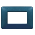BTICINO - BTIAM4803TBM MATIX - PLACCA 3P BLU MERCURIO