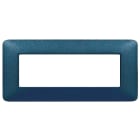 BTICINO - BTIAM4806TBM MATIX - PLACCA 6P BLU MERCURIO