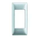 BTICINO - BTIAM4811/1SL MATIX - PLACCA PER PROFILATI 1P SILVER