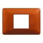 BTICINO - BTIAM4819TRT MATIX - PLACCA 2P CENTRATI ROSSO TERRA