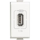BTICINO - BTIAM5285C1 MATIX - CARICATORE USB BIANCO