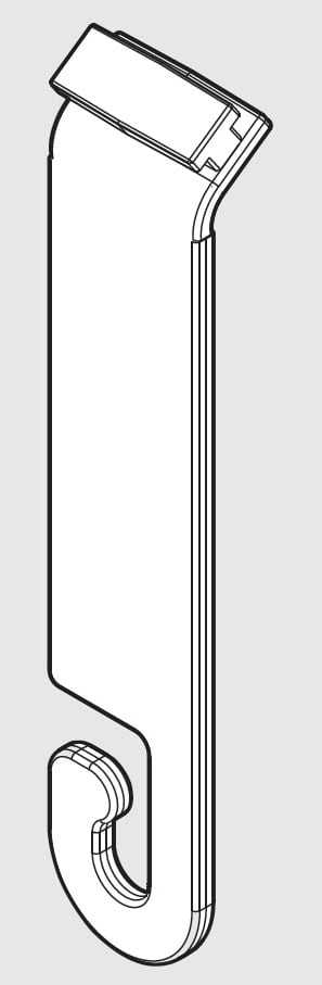 BTICINO - BTIBH00204 TESTALETTO - GANCIO FLEBO