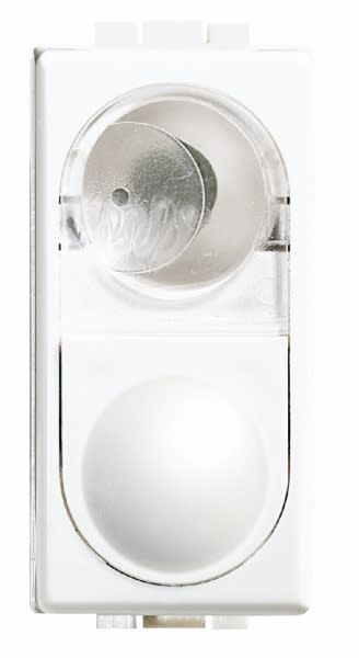 BTICINO - BTIC4371T LUNA - PORTALAMPADA SPIA TRASPARENTE