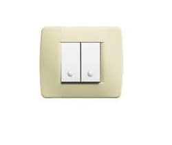 BTICINO - BTIC4819AV LUNA - PLACCA 2P CENTRATI AVORIO
