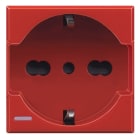 BTICINO - BTIH4140/16R AXOLUTE - PRESA STD TEDESCO/ITALIANO RED