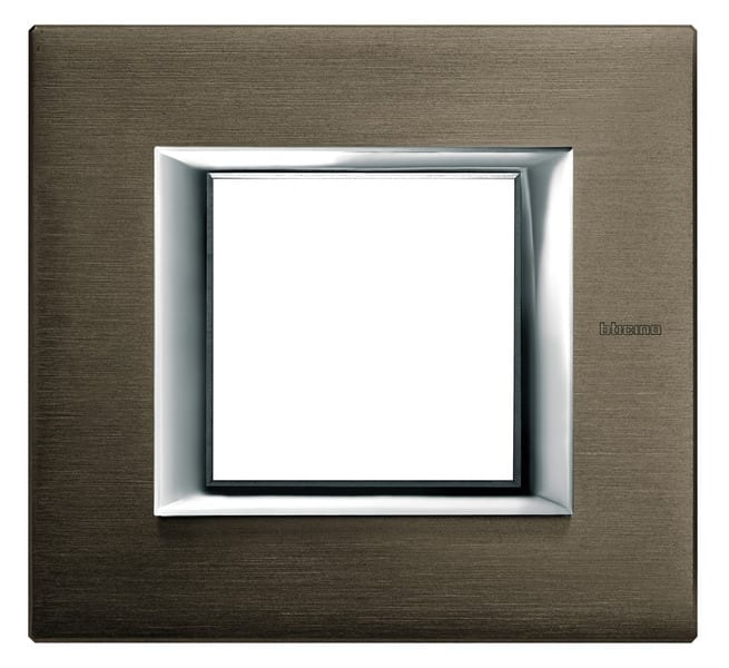 BTICINO - BTIHA4802BR AXOLUTE - PLACCA 2P BRONZO