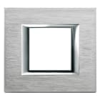 BTICINO - BTIHA4802CR AXOLUTE - PLACCA 2P CROMO