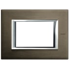 BTICINO - BTIHA4803BR AXOLUTE - PLACCA 3P BRONZO