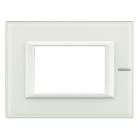 BTICINO - BTIHA4803VBB Abdeckrahmen AXOLUTE: 3 Module, Farbe: W