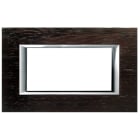 BTICINO - BTIHA4804LWE AXOLUTE - PLACCA 4P LEGNO WENGE