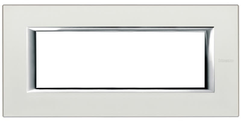 BTICINO - BTIHA4806SAN Abdeckrahmen AXOLUTE: 6 Module, Farbe: S