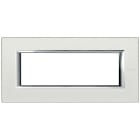 BTICINO - BTIHA4806SAN Abdeckrahmen AXOLUTE: 6 Module, Farbe: S