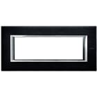 BTICINO - BTIHA4806XS AXOLUTE - PLACCA 6P ANTRACITE SPAZZOLATA