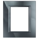 BTICINO - BTIHA4826HS AXOLUTE - PLACCA 3+3P ANTRACITE