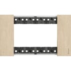 BTICINO - BTIKA4804ZW L.NOW - PLACCA 4P ORO