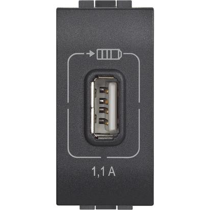 BTICINO - BTIL4285C1 LL - CARICATORE USB ANTRACITE
