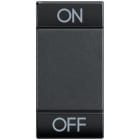 BTICINO - BTIL4911AGN Wippe 'On-Off' 1-Modulig Anthrazit