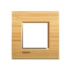 BTICINO - BTILNA4802LBA LL - PLACCA 2P BAMBOO