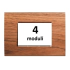 BTICINO - BTILNA4804LNC Abdeckrahmen LIVINGLIGHT fur Kompaktinst