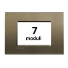 BTICINO - BTILNA4807SQ Abdeckrahmen LIVINGLIGHT fur Kompaktinst