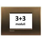 BTICINO - BTILNA4826BZ LL - PLACCA 3+3P BRONZO