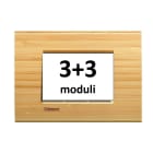 BTICINO - BTILNA4826LBA LL - PLACCA 3+3P BAMBOO