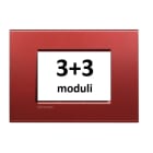 BTICINO - BTILNA4826RK LL - PLACCA 3+3P BRICK