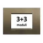 BTICINO - BTILNA4826SQ Abdeckrahmen LIVINGLIGHT fur Kompaktinst