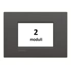 BTICINO - BTILNC4802AR LL - PLACCA 2P ANTRACITE