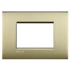 BTICINO - BTILNC4803OF LL - PLACCA 3P ORO SATINATO