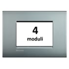 BTICINO - BTILNC4804NK Abdeckrahmen LIVINGLIGHT AIR, 4-modulig,