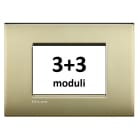 BTICINO - BTILNC4826OF Abdeckrahmen LIVINGLIGHT AIR, 3+3 Module