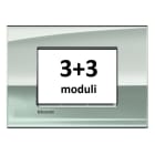 BTICINO - BTILNC4826PL Abdeckrahmen LIVINGLIGHT AIR, 3+3 Module