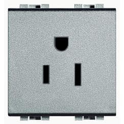 BTICINO - BTINT4128 LIGHT TECH - PRESA 2P+T 15A 125VAC USA