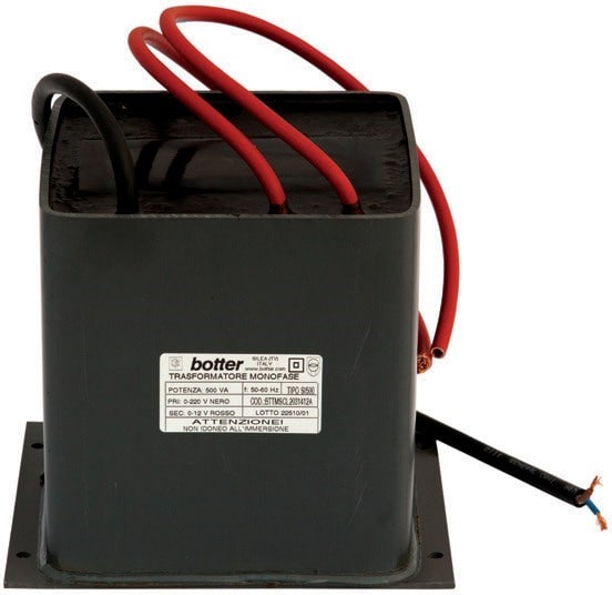 BOTTER ELETTROTECNIC - BOTBTTMSCL2034412 T.M. 600 VA 230/12 V. DOPPIO ISOLAM. RES