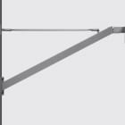 IGUZZINI ILLUMINAZI - IGZ3.BZ48.015.0 BRACCIO SINGOLO INCLINATO FE.L=900 PER N