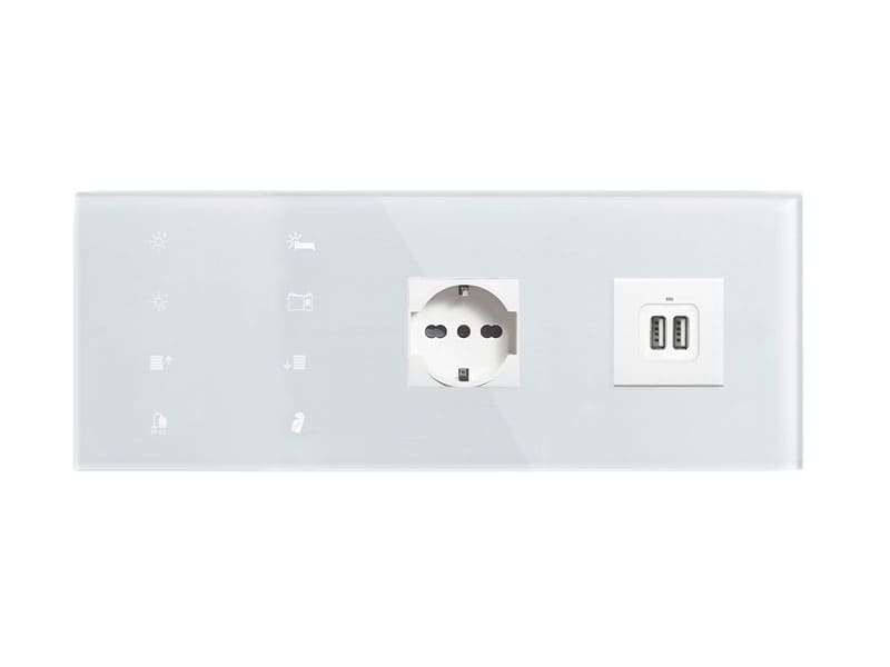EELECTRON SPA - EEX9025GL10C01-B2L 9025 BEDSIDE PANEL-2 PRESE-SIN.BIANCO