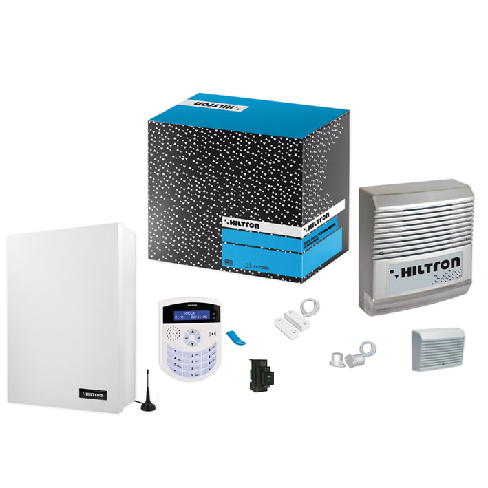 HILTRON LAND SRL - C1AKXMR4000 KIT CON CENTRALE IBRIDA XMR4000 +3 RIVEL
