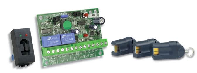 HILTRON LAND SRL - C1ASK103/NL KIT 3 CHIAVI ELETTRONICHE, SCHEDA SK100,
