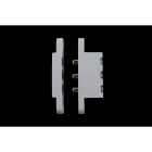 CDVI ITALIA SRL - CDVC3P CONTATTO PORTA TENSIONE 3 PIN - BLACK