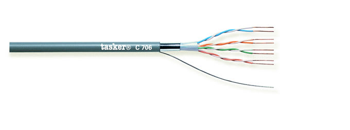 MILAN SRL - MLNC706 4X2X0,22LAN FTP CAT 5E UL/ETL VERIFIED