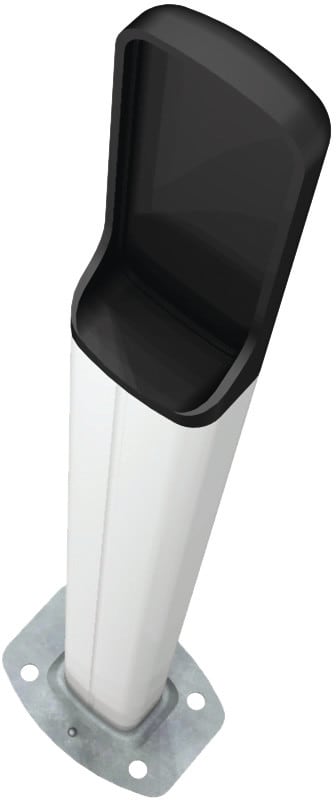 CAME SRL - CMC001DB-CG COLONNINA IN PVC RAL 9006 H = 500 MM