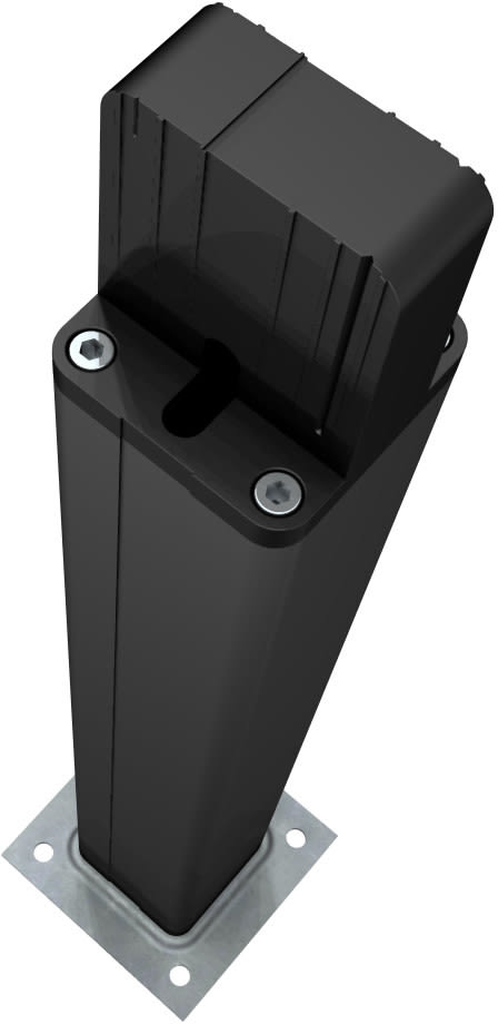 CAME SPA - CMC001DELTA-BN COLONNINA IN ALLUMINIO