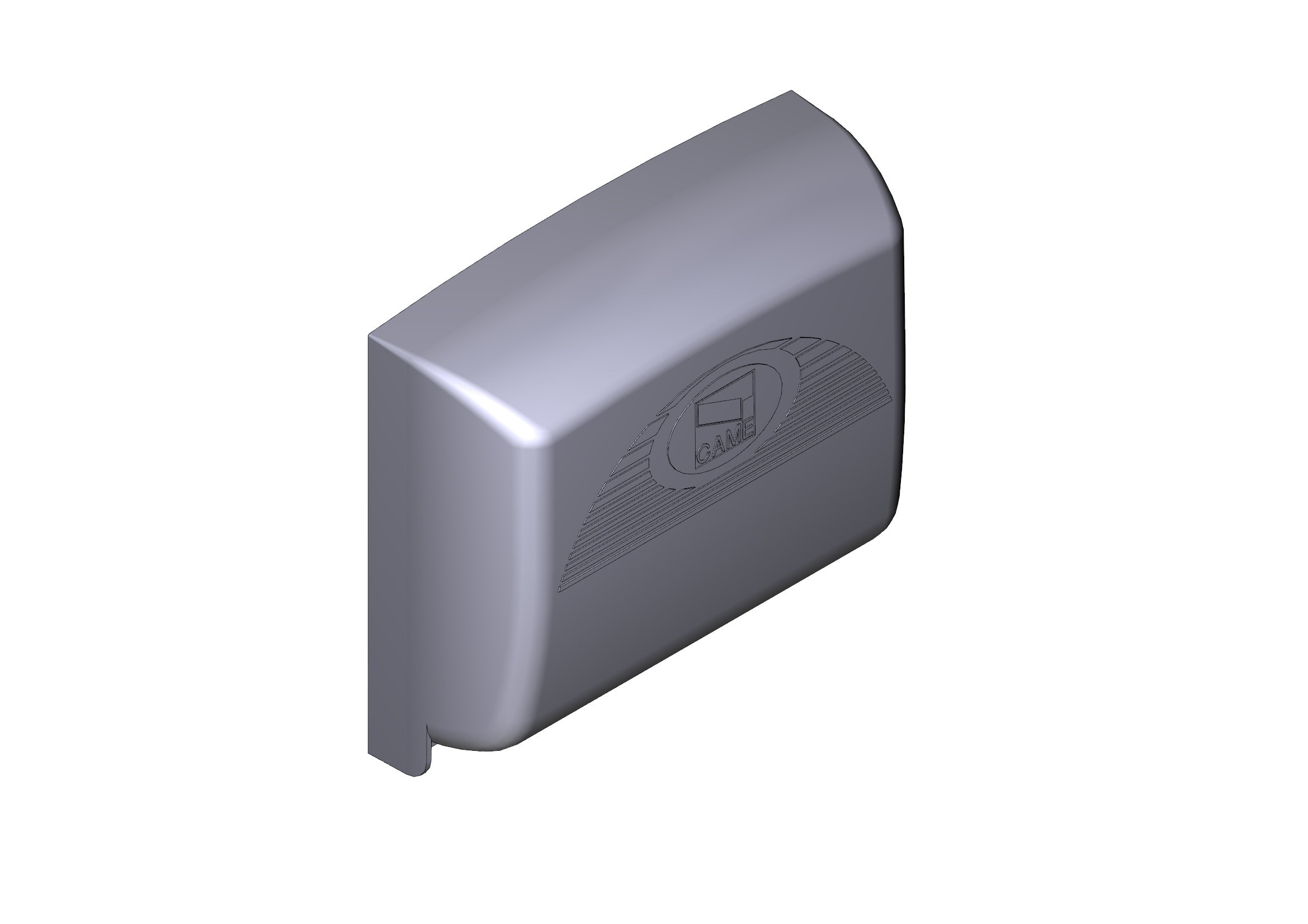 CAME SPA - CMC119RIBK025 COPERCHIO ANTERIORE QUADRO COMANDO - BK