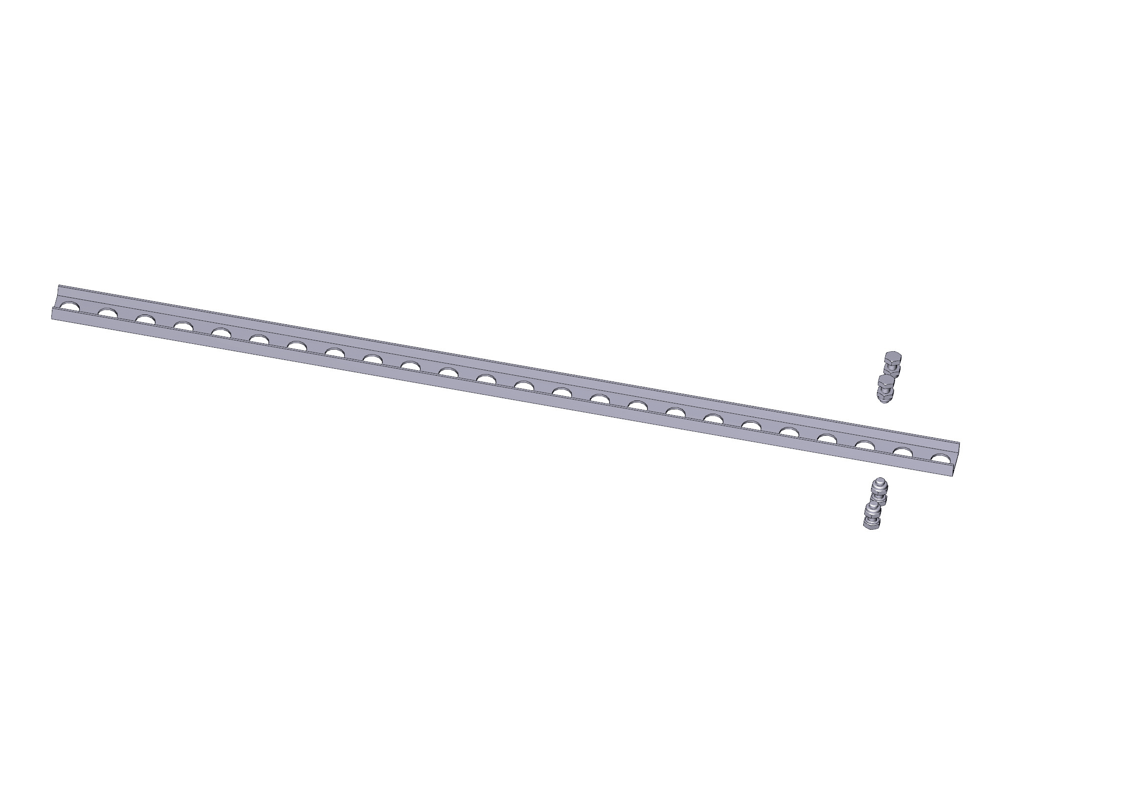 CAME SPA - CMC119RIE024 STAFFE FISSAGGIO GUIDA VER
