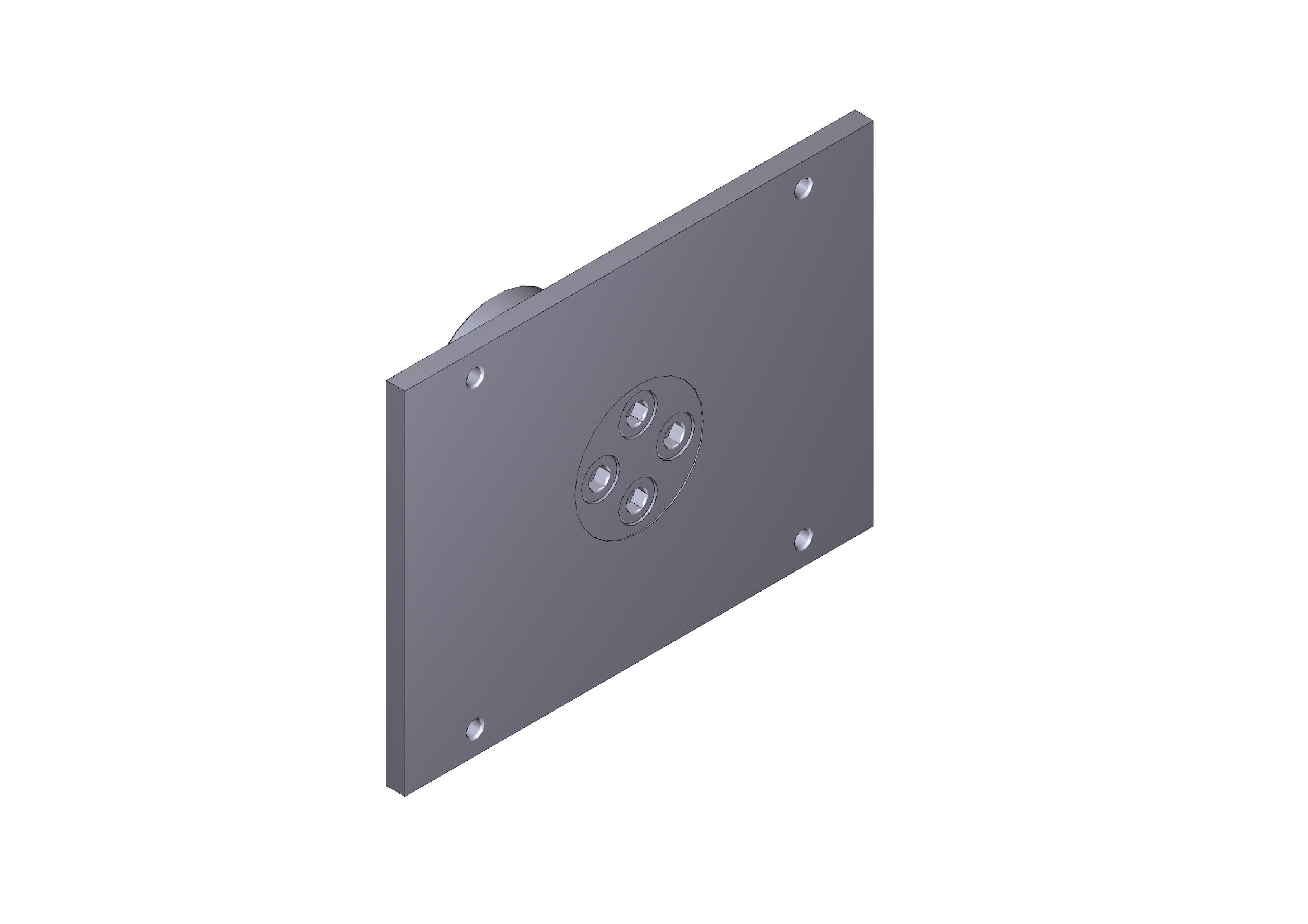 CAME SRL - CMC119RIG112 PIASTRA FISSAGGIO ALBERO - G12000